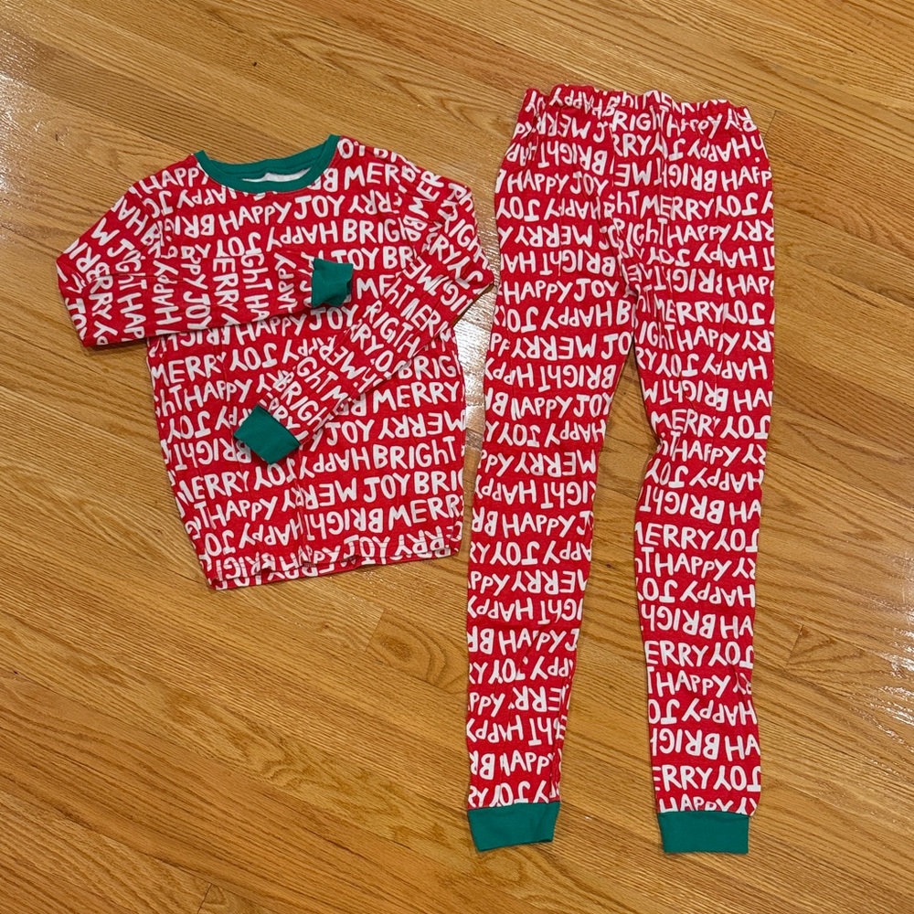 Carter's Red and White Holiday Pajama Set